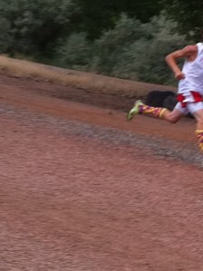 Running away with the award for best sports photography. 