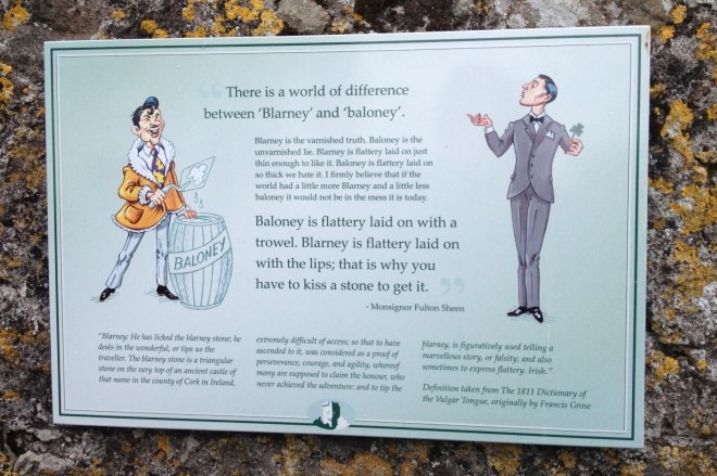 Learning the difference between baloney and Blarney. 