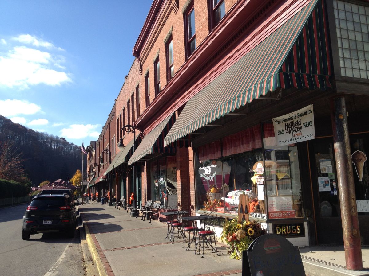 Historic downtown Bramwell, West Virginia