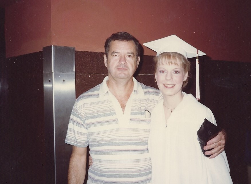 Me and Dad at graduation