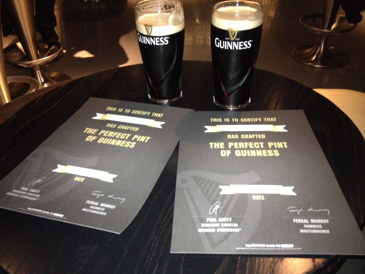 Passing the pint test at Guinness