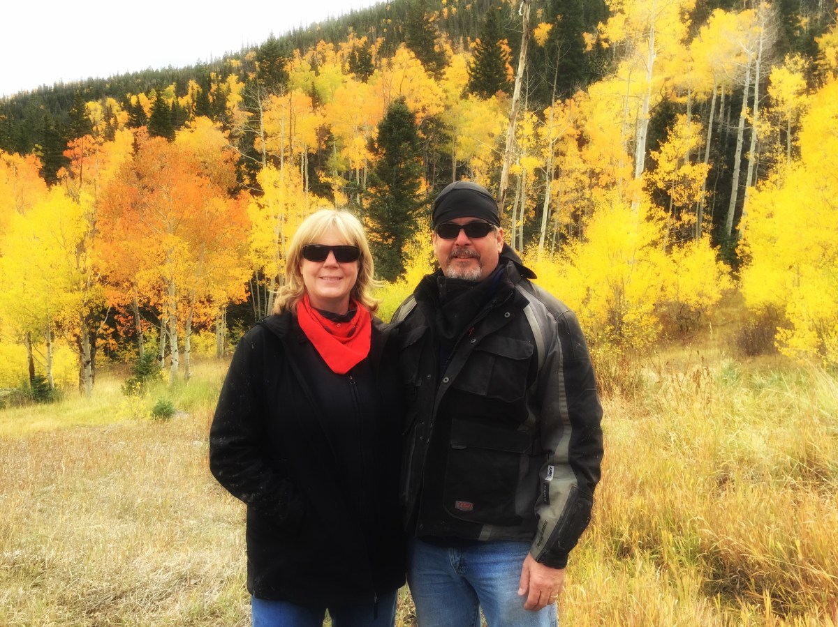 Scott and Mandy on Pauite Trail