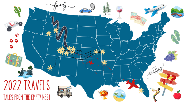 2022 travel map